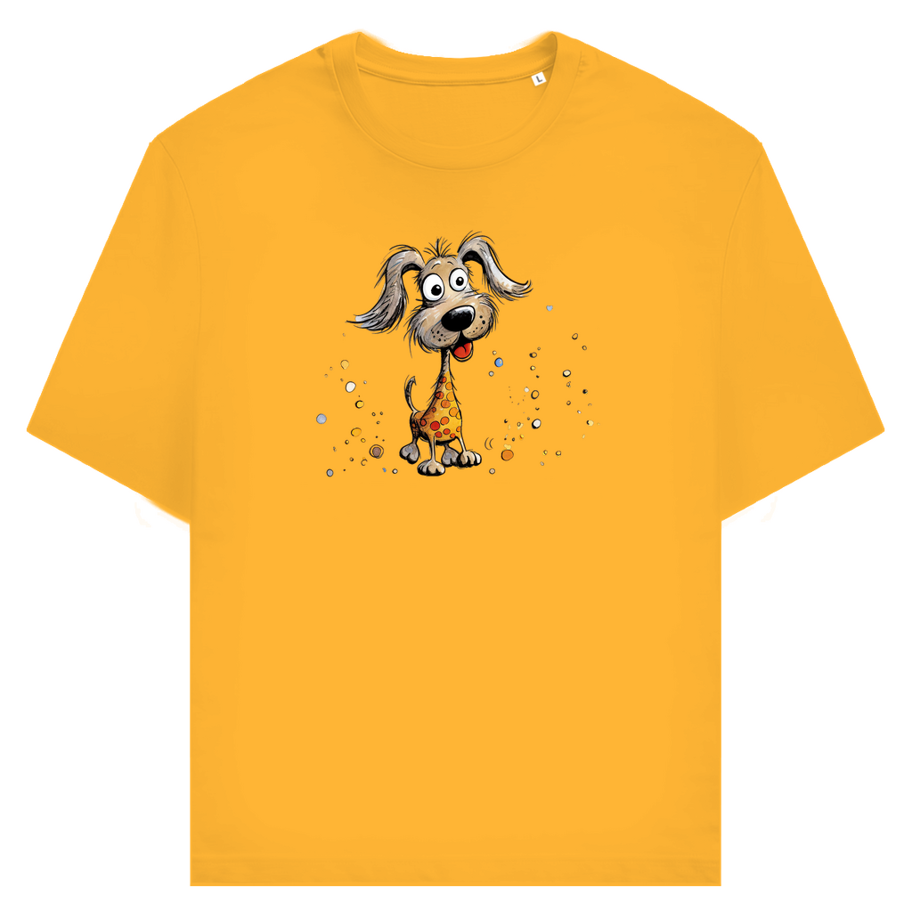 Unisex T-Shirt - Lustiger Cartoon Hund Bella – CrazyToon Prints