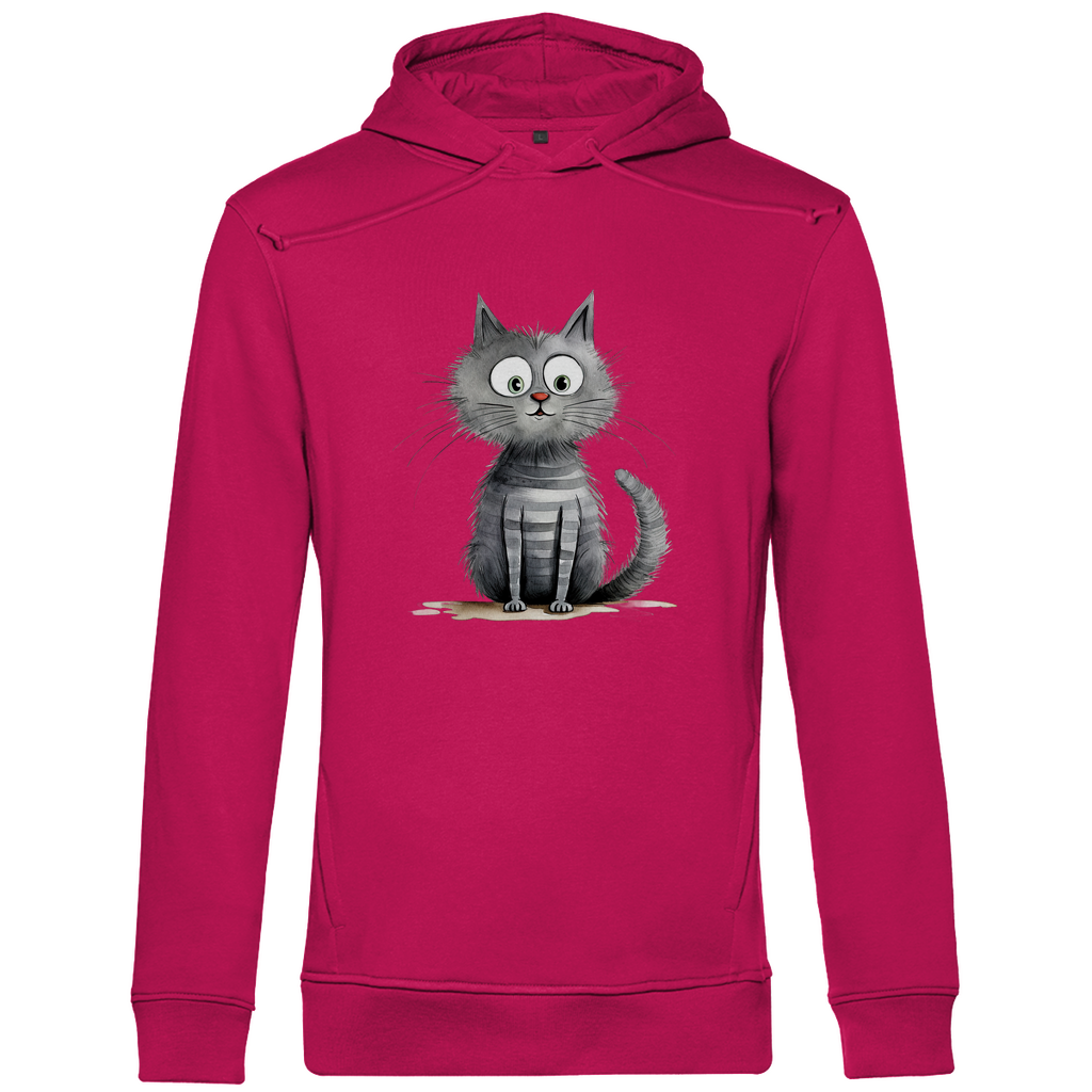 Herren Premium Bio Hoodie Kater Don Flauschewitz