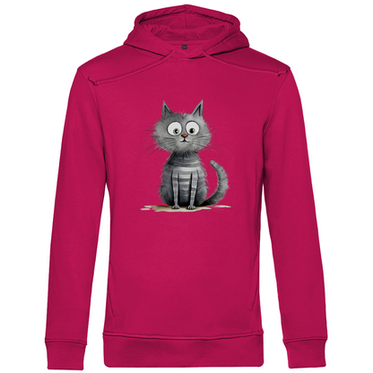 Herren Premium Bio Hoodie Kater Don Flauschewitz