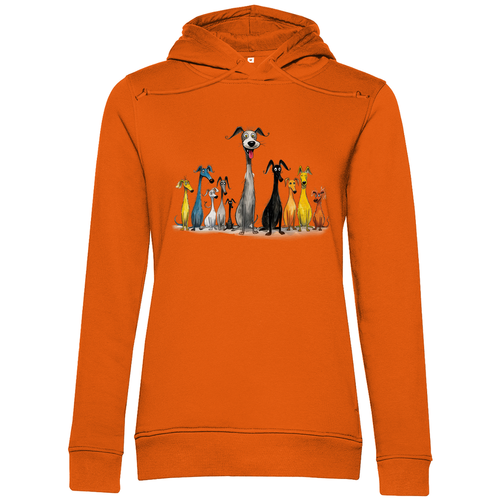 Damen Premium Bio Hoodie Hunderudel
