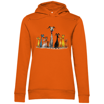 Damen Premium Bio Hoodie Hunderudel