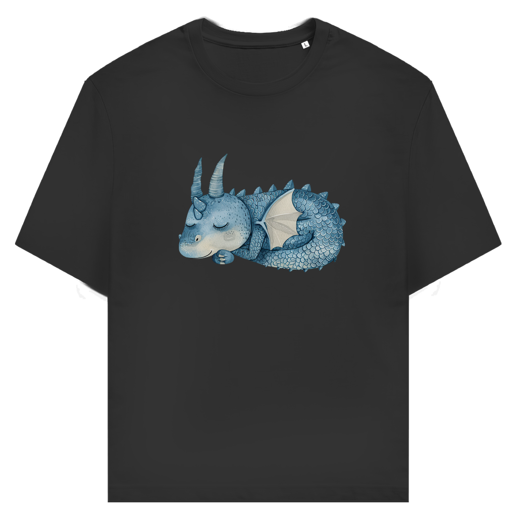 Unisex T-Shirt - Lustiger Cartoon Drache Sleepy Joe – CrazyToon Prints