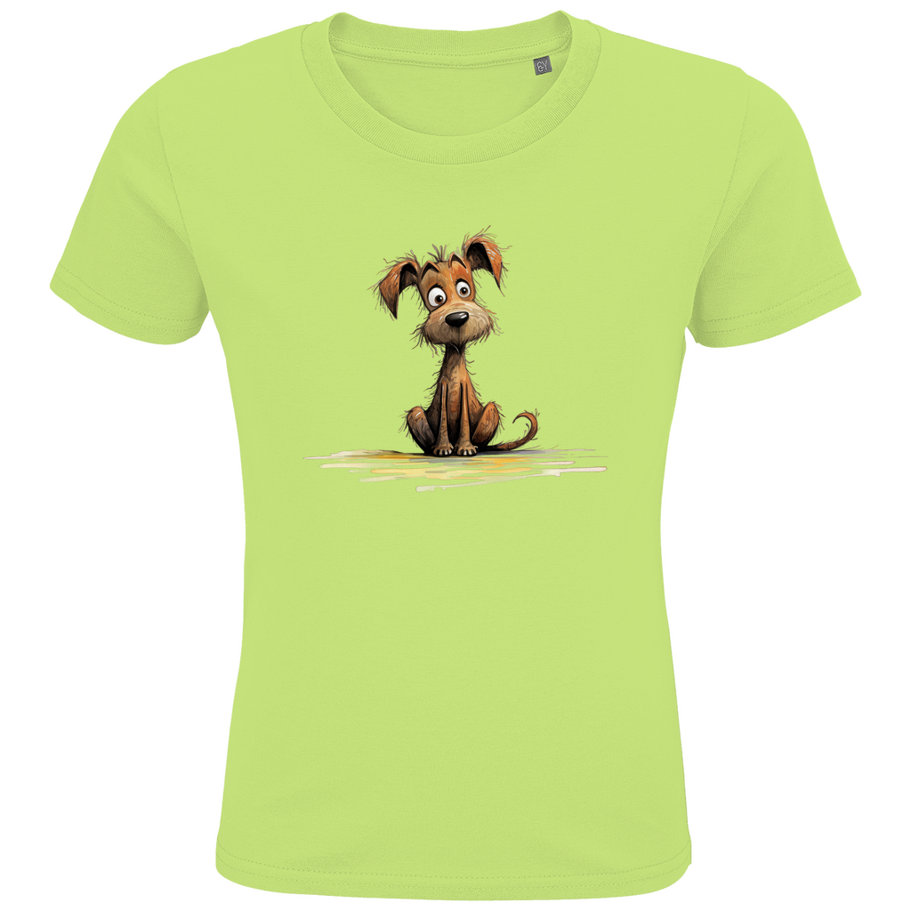 Kinder T-Shirt - Lustiger Cartoon Hund Puppy – CrazyToon Prints