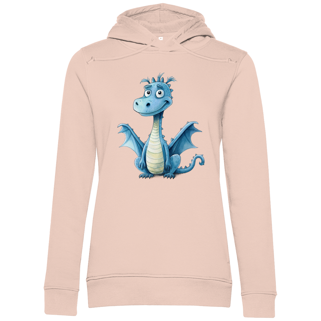 Damen Premium Bio Hoodie Drache Krümel