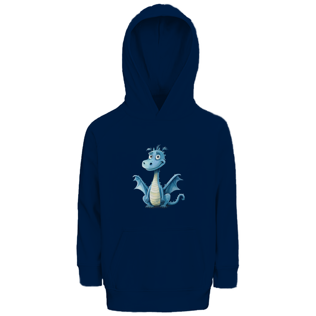 Kinder Premium Bio Hoodie Drache Krümel