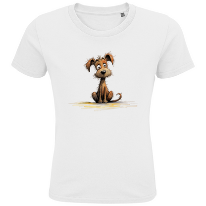 Kinder T-Shirt - Lustiger Cartoon Hund Puppy – CrazyToon Prints