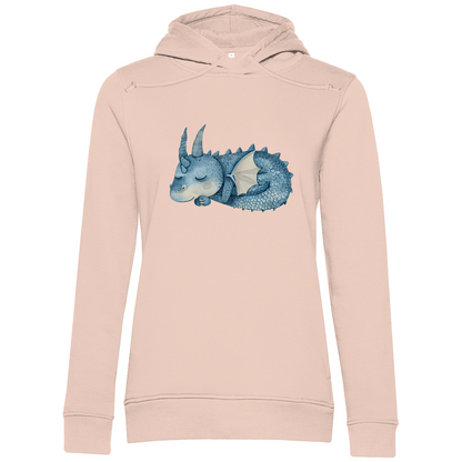 Damen Premium Bio Hoodie Drache Sleepy Joe