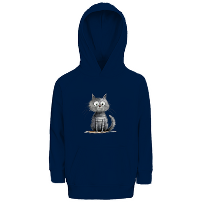 Kinder Premium Bio Hoodie Kater Don Flauschewitz