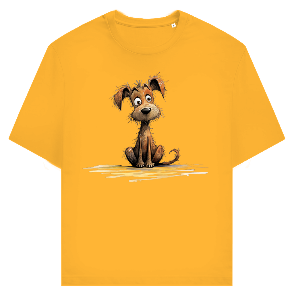 Unisex T-Shirt - Lustiger Cartoon Hund Puppy – CrazyToon Prints