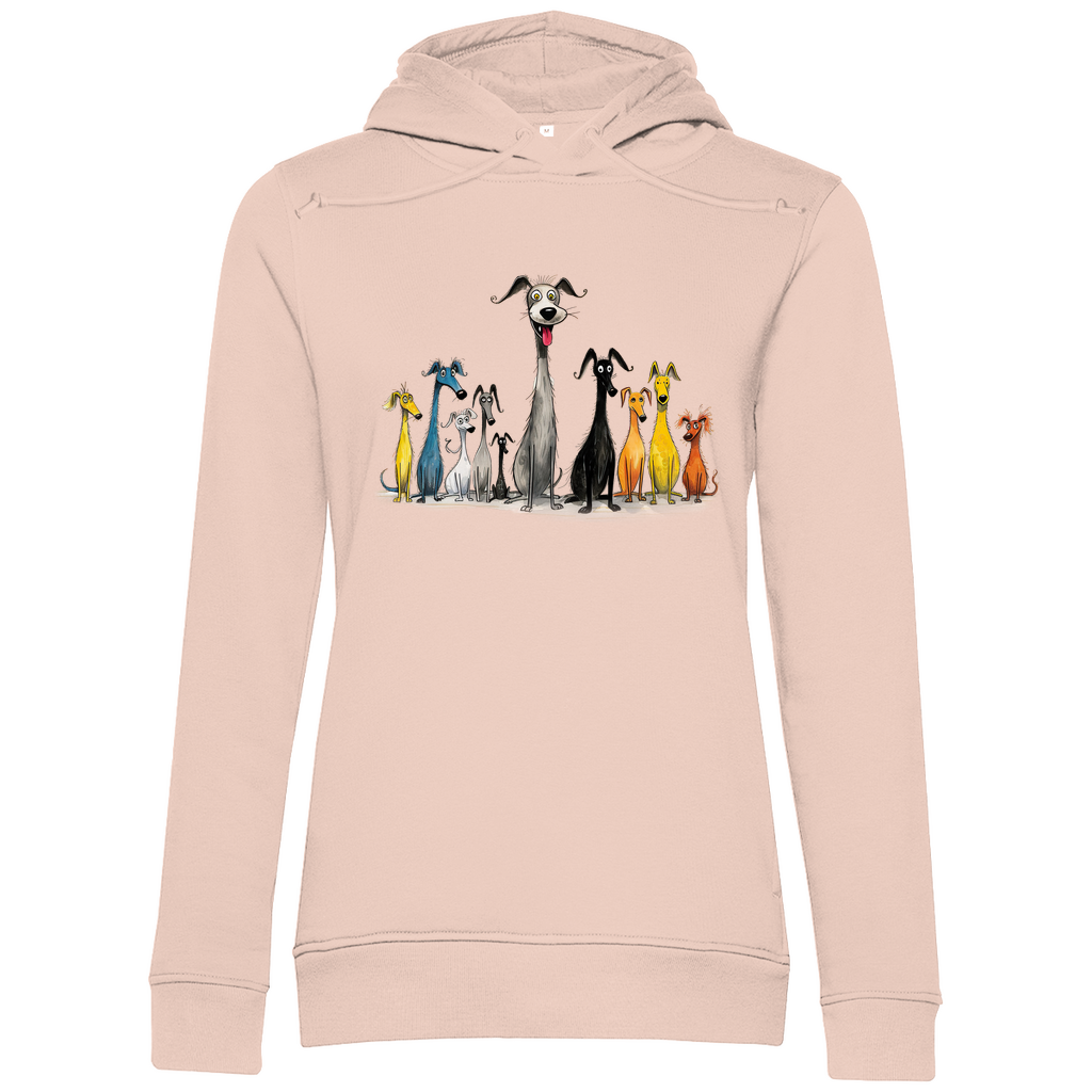 Damen Premium Bio Hoodie Hunderudel
