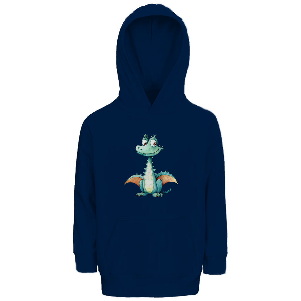 Kinder Premium Bio Hoodie Drache Zischi