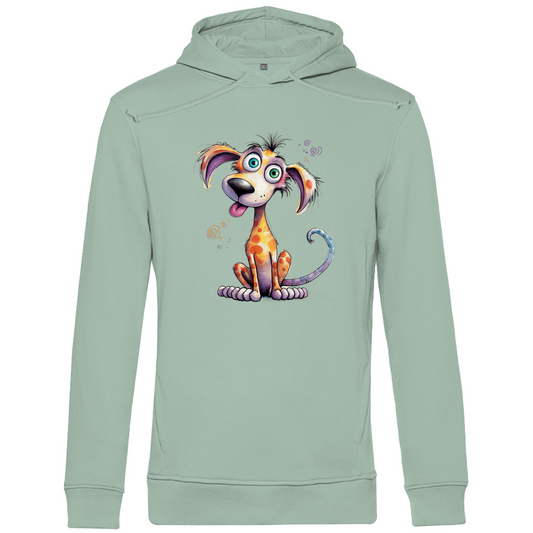 Herren Premium Bio Hoodie Hund Kunterbunt