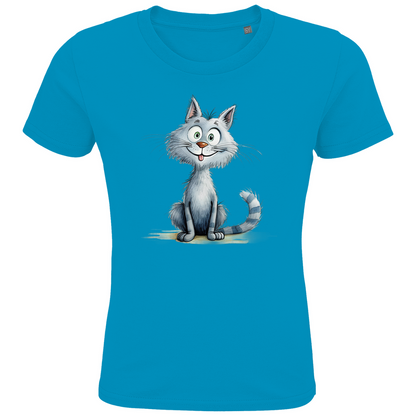 Kids Premium Bio T-Shirt Katze Lady Miau