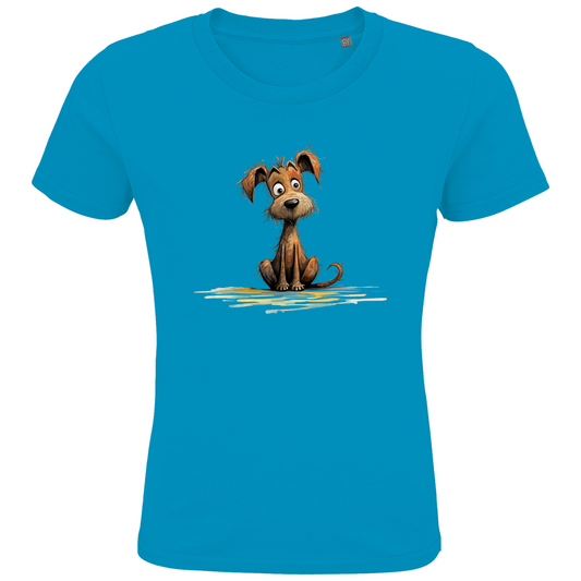 Kinder T-Shirt - Lustiger Cartoon Hund Puppy – CrazyToon Prints