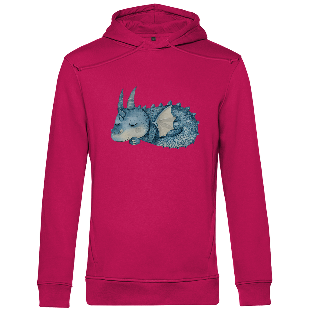 Herren Premium Bio Hoodie Drache Sleepy Joe