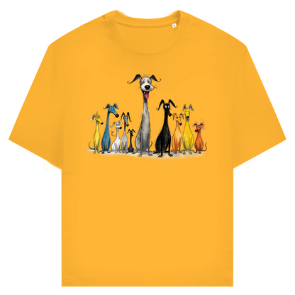 Unisex T-Shirt - Lustiges Cartoon Hunderudel – CrazyToon Prints