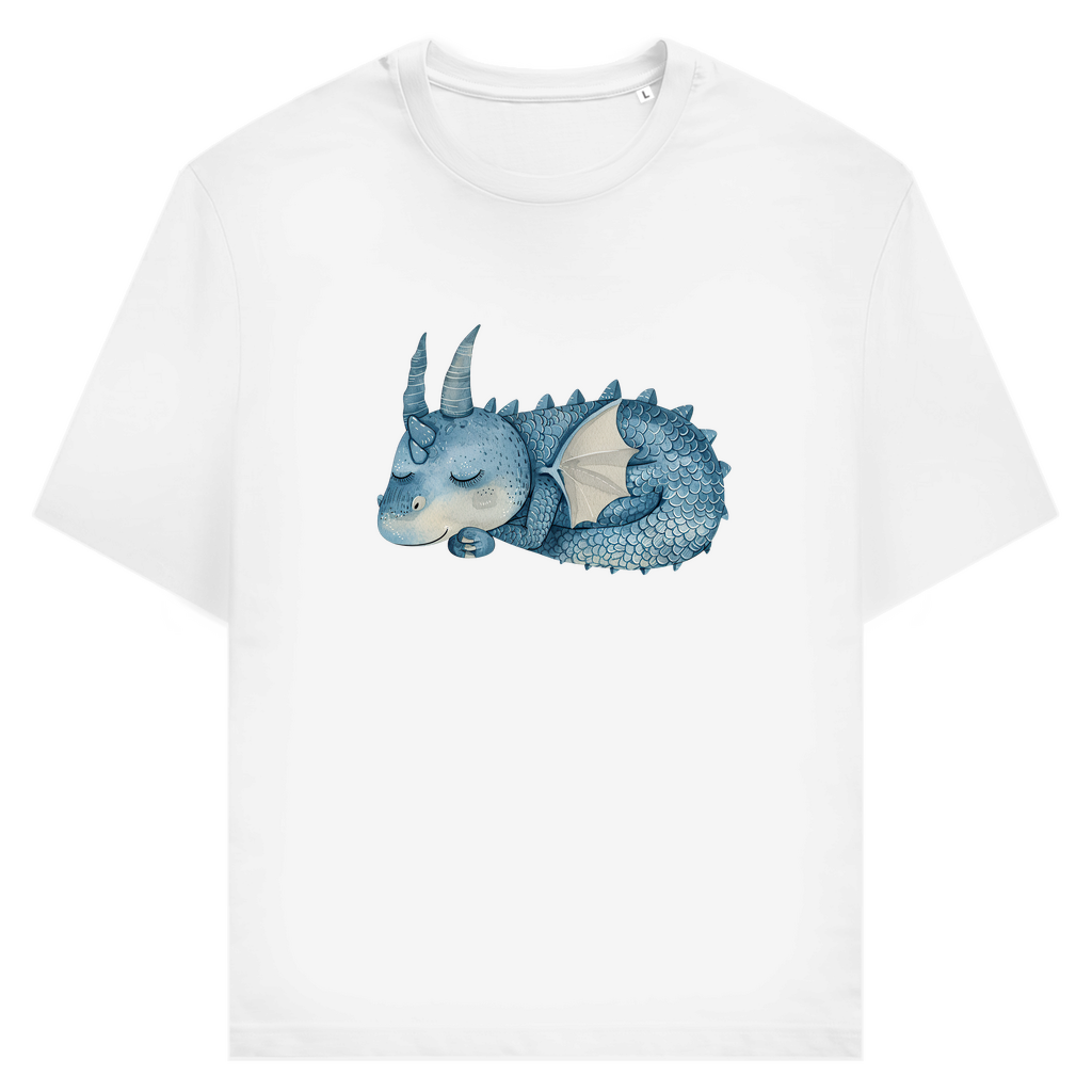 Unisex T-Shirt - Lustiger Cartoon Drache Sleepy Joe – CrazyToon Prints