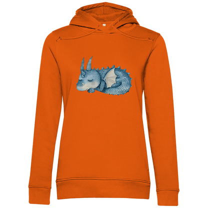 Damen Premium Bio Hoodie Drache Sleepy Joe