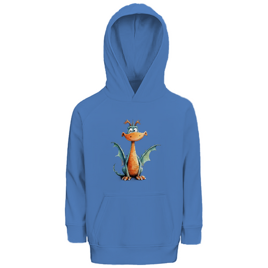 Kinder Premium Bio Hoodie Drache Flammi