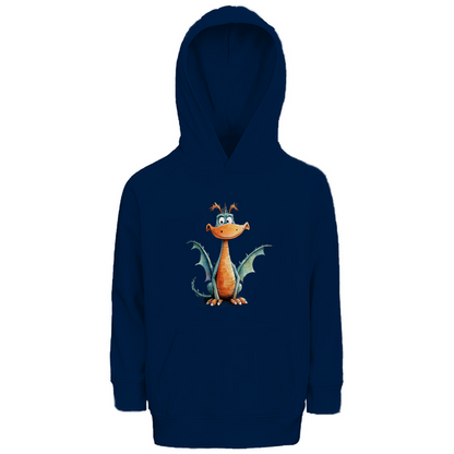 Kinder Premium Bio Hoodie Drache Flammi
