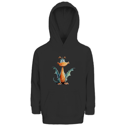 Kinder Premium Bio Hoodie Drache Flammi